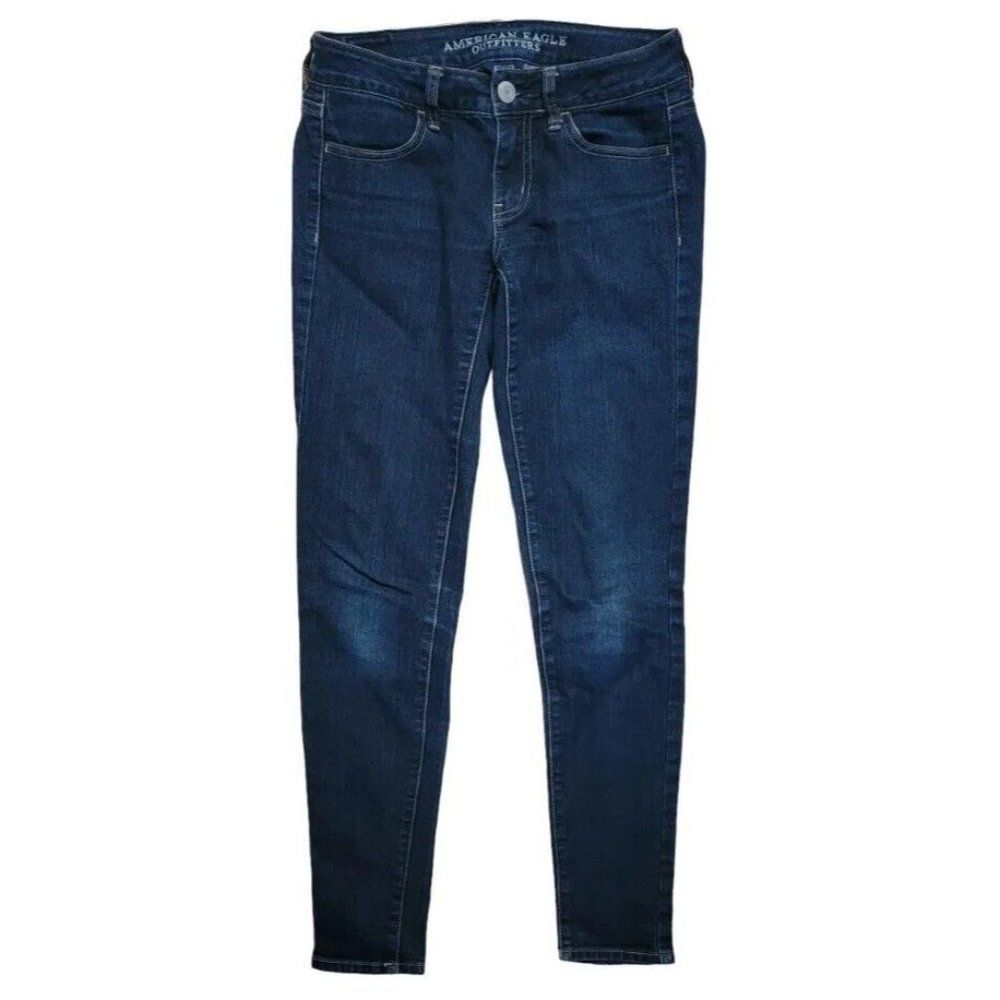 American Eagle Womens Jeans Size 2 Regular Jegging Stretch Blue